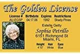 Signs 4 Fun Parody ID | Golden Girls - Sophia ID | Fake ID Novelty Card | Collectible Trading Card Driver’s License | Novelty Gift for Holidays | Made in The USA