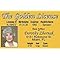 Signs 4 Fun Parody ID | Golden Girls - Dorothy ID | Fake ID Novelty Card | Collectible Trading Card Driver’s License | Novelty Gift for Holidays | Made in The USA