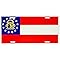 Signs 4 Fun SL2645 Georgia State Flag License Plate
