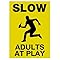 Signs 4 Fun Magnet Adults at Play Funny Magnet - 3.5 x 2.5 Easy Remove Fridge Locker Magnet - Magnet for Gifts Decor - Made in USA