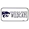 Signs 4 Fun SB2317 Kansas State Wildcats Bike Tag, Blue