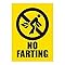 Signs 4 Fun Magnet – No Farting Funny Magnet - 3.5” x 2.5” Easy Remove Fridge Locker Magnet - Magnet for Gifts Decor - Made in USA