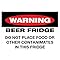 Signs 4 Fun Magnet Beer Fridge Funny Magnet - 3.5 x 2.5 Easy Remove Fridge Locker Magnet - Magnet for Gifts Decor - Made in USA