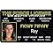 Signs 4 Fun NSWIDR The Force-Rey ID, Black