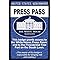 Signs 4 Fun NDTID3 Trump Press Pass ID Necklace, Blue