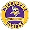 Signs 4 Fun Round Sign | MN Vikings | 12”