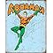 Signs 4 Fun SIG2254 Aquaman Retro Metal Tin Sign, Orange