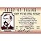 Signs 4 Fun Parody ID | Virgil EARP Driver’s License | Fake ID Novelty Card | Collectible Trading Card Driver’s License | Novelty Gift for Holidays | Made in The USA
