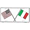 Signs 4 Fun Parody License Plate | US & Italian Flags | 12 x 6 Decorative License Plate | Decoration Plate for Vehicle/Wall | Man Cave Decorations | Made in The USA