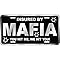Signs 4 Fun Parody License Plate - Mafia You Hit Me - 12 x 6 Decorative License Plate Wall Decor - Decoration Plate Man Cave + Garage - Made in The USA