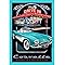 Signs 4 Fun SIGGM09 Chevy '58 Corvette Drive in Metal Sign, Blue