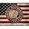 Desperate Enterprises Indian Motorcycle Flag Tin Sign - Nostalgic Vintage Metal Wall Décor - Made in USA