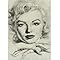 Signs 4 Fun Magnet – Marilyn Portrait Funny Magnet - 3.5” x 2.5” Easy Remove Fridge Locker Magnet - Magnet for Gifts Decor - Made in USA