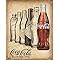 Signs 4 Fun SIG2252 Coca-Cola The Real Thing Metal Tin Sign, Cream
