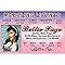 Signs 4 Fun Parody Driver’s License | Betty Page ID | Fake ID Novelty Card | Collectible Trading Card Driver’s License | Novelty Gift for Holidays | Made in The USA