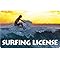 Signs 4 Fun NSRFID Surfing License ID, Yellow