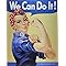 Desperate Enterprises MS0796 Rosie The Rivetor Tin Sign, 13x16, Blue, Yellow, White, Red