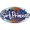 Signs 4 Fun STSF92 Surf Princess Small Sticker, Blue