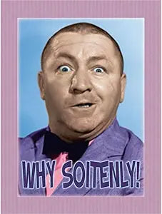 Signs 4 Fun Magnet – Stooges Curly Funny Magnet - 3.5” x 2.5” Easy Remove Fridge Locker Magnet - Magnet for Gifts Decor - Made in USA