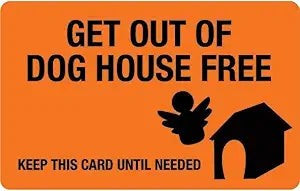 Signs 4 Fun Parody Driver’s License | Get Out of the Dog House Free ID | Fake ID Novelty Card | Collectible Trading Card Driver’s License | Novelty Gift for Holidays | Made in the USA