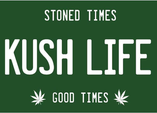 Signs 4 Fun Magnet Kush Life Funny Magnet - 3.5 x 2.5 Easy Remove Fridge Locker Magnet - Magnet for Gifts Decor - Made in USA
