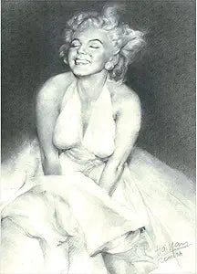 Signs 4 Fun Magnet – Marilyn Laughing Funny Magnet - 3.5” x 2.5” Easy Remove Fridge Locker Magnet - Magnet for Gifts Decor - Made in USA