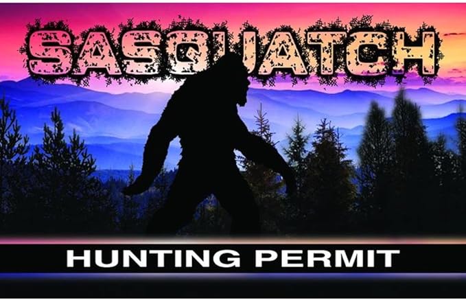 Signs 4 Fun Parody Driver’s License | Sasquatch Hunter ID | Fake ID Novelty Card | Collectible Trading Card Driver’s License | Novelty Gift for Holidays | Made in The USA