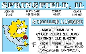 Signs 4 Fun Parody Driver’s License | Maggie ID | Fake ID Novelty Card | Collectible Trading Card Driver’s License | Novelty Gift for Holidays | Made in The USA