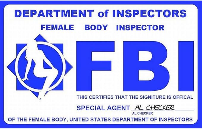Signs 4 Fun Parody ID | Inspector Driver’s License | Fake ID Novelty Card | Collectible Trading Card Driver’s License | Novelty Gift for Holidays | Made in The USA