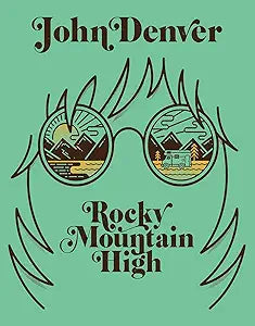 Desperate Enterprises Rocky Mountain High - John Denver Tin Sign - Nostalgic Vintage Metal Wall Decor - Made in USA