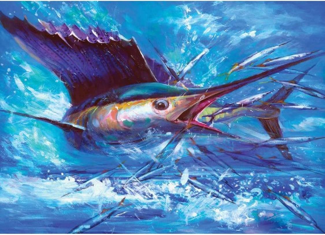 Signs 4 Fun Magnet Marlin Fish Funny Magnet - 3.5 x 2.5 Easy Remove Fridge Locker Magnet - Magnet for Gifts Decor - Made in USA