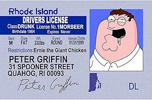 Signs 4 Fun Parody ID | Peter Driver’s License | Fake ID Novelty Card | Collectible Trading Card Driver’s License | Novelty Gift for Holidays | Made in The USA
