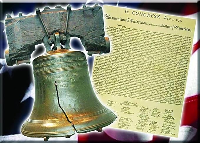 Signs 4 Fun Magnet – Liberty Bell Funny Magnet - 3.5” x 2.5” Easy Remove Fridge Locker Magnet - Magnet for Gifts Decor - Made in USA