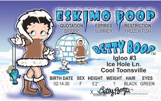 Signs 4 Fun Parody ID | Betty Eskimo Driver s License | Fake ID Novelty Card | Collectible Trading Card Driver s License | Novelty Gift for Holidays | Made in The USA