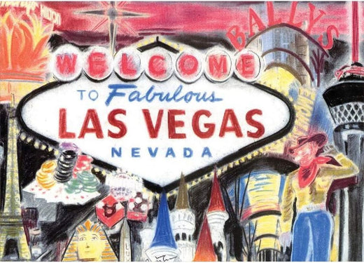 Signs 4 Fun Magnet Las Vegas Funny Magnet - 3.5 x 2.5 Easy Remove Fridge Locker Magnet - Magnet for Gifts Decor - Made in USA