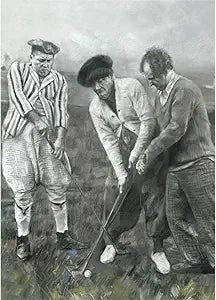 Signs 4 Fun Magnet – Stooges Golfing Funny Magnet - 3.5” x 2.5” Easy Remove Fridge Locker Magnet - Magnet for Gifts Decor - Made in USA
