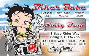 Signs 4 Fun Parody Driver’s License | Betty Biker ID | Fake ID Novelty Card | Collectible Trading Card Driver’s License | Novelty Gift for Holidays | Made in the USA