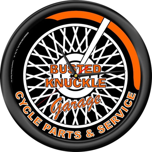 Signs 4 Fun CPBKM Busted Knuckle Cycle Clock Round