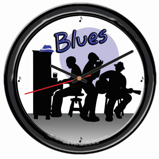 Signs 4 Fun CPMB Blues 12" Clock Round