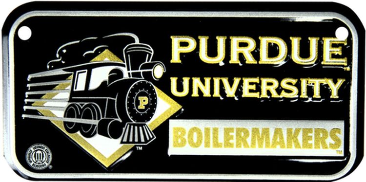 Signs 4 Fun SB2306 Purdue University Boilermakers Bike Tag, Black