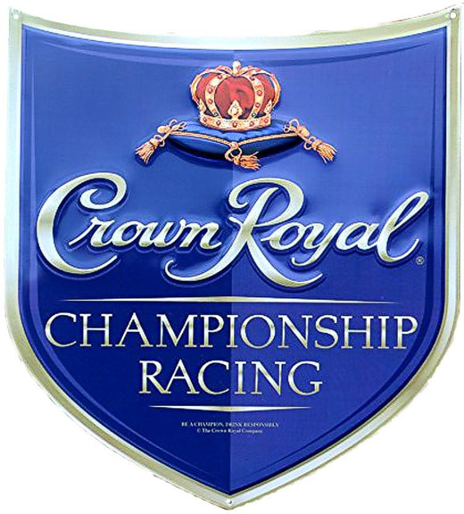 Signs 4 Fun SHM681 Crown Royal Shield Sign, Blue