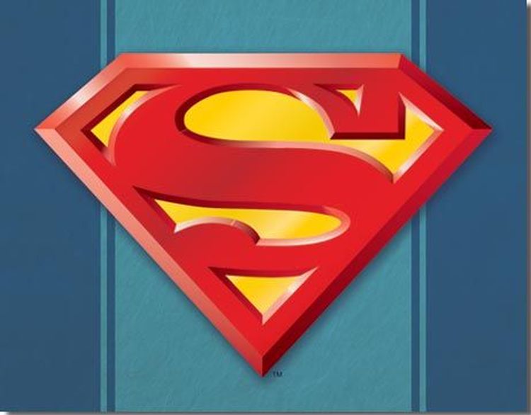 Superman Logo DC Comics Tin Sign