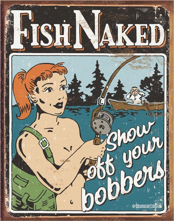 Poster Discount Schonberg - Bobbers Metal Tin Sign, 12x16