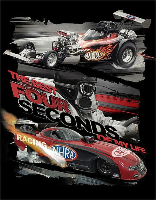 hotrodspirit - Best 4 Secons of My Life Dragster NHRA 41 x 32 cm Sheet USA Drag