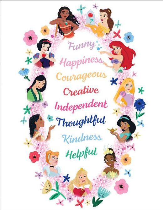 Desperate Enterprises Disney Princesses Tin Sign - Nostalgic Vintage Metal Wall Decor - Made in USA