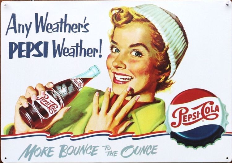 Signs 4 Fun SIG406 Pepsi Weather Metal Sign, Blue