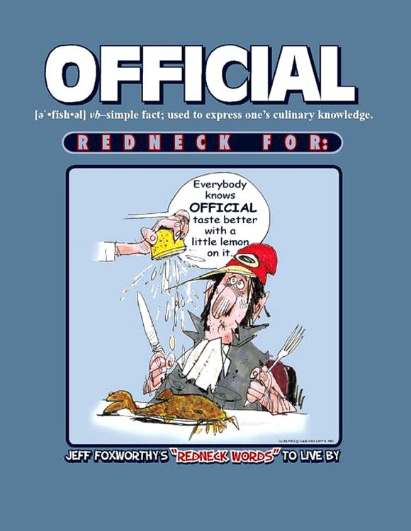 Signs 4 Fun SIGFW5 Foxworthy Official Metal Sign, Blue