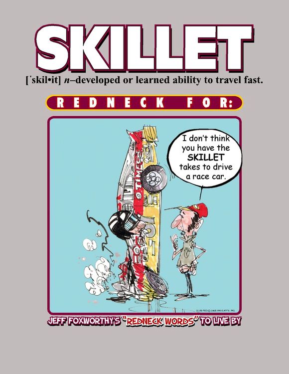Signs 4 Fun SIGFW7 Foxworthy Skillet Metal Sign, Grey