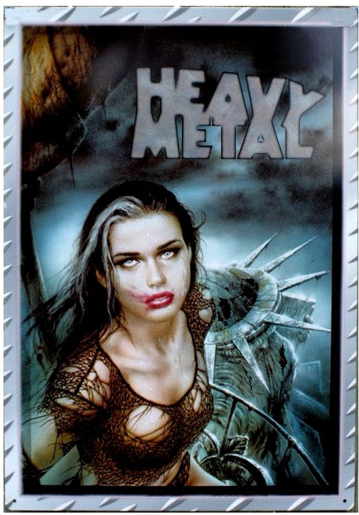 Signs 4 Fun SIGHM05 Heavy Liberty Metal Sign, Blue