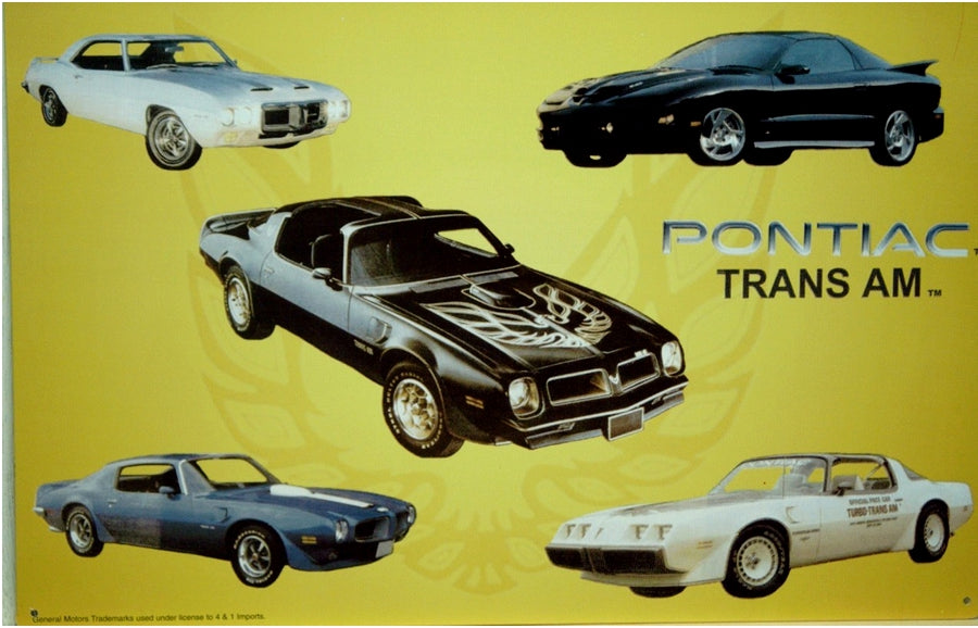 Signs 4 Fun SIGM501 Pontiac Trans Am Metal Sign, Black